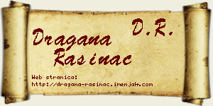 Dragana Rasinac vizit kartica